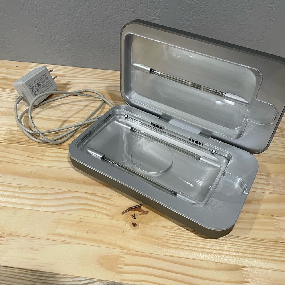 Gray UV Sanitizer Box with Charger